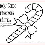 Free Printable For Painting Candy Cane Patterns | Preschool Ideas   Free Candy Cane Template Printable