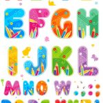 Free Printable Funny Alphabet Letters | Summer Alphabet Vector Set   Free Printable Photo Letter Art