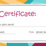 Free Printable Gift Certificates Templates Sample | Get Sniffer   Free Printable Gift Cards