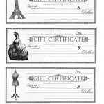 Free Printable   Gift Certificates   The Graphics Fairy   Free Printable Gift Coupons