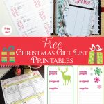 Free Printable Gift List Printables   The Scrap Shoppe   Free Printable Gift List