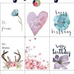 Free Printable Gift Tags For Birthdays | Designertrapped   Free Printable To From Gift Tags