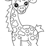 Free Printable Giraffe Coloring Pages For Kids | Easy Art Ideas For   Free Printable Animal Coloring Pages