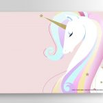 Free Printable Golden Unicorn Birthday Invitation | Party   Free Printable Unicorn Invitations