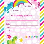 Free Printable Golden Unicorn Birthday Invitation | Serenity's   Free Printable Unicorn Invitations