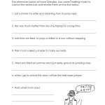 Free Printable Grammar Worksheets Sentences | K5 Worksheets | Kids   Free Printable Grammar Worksheets