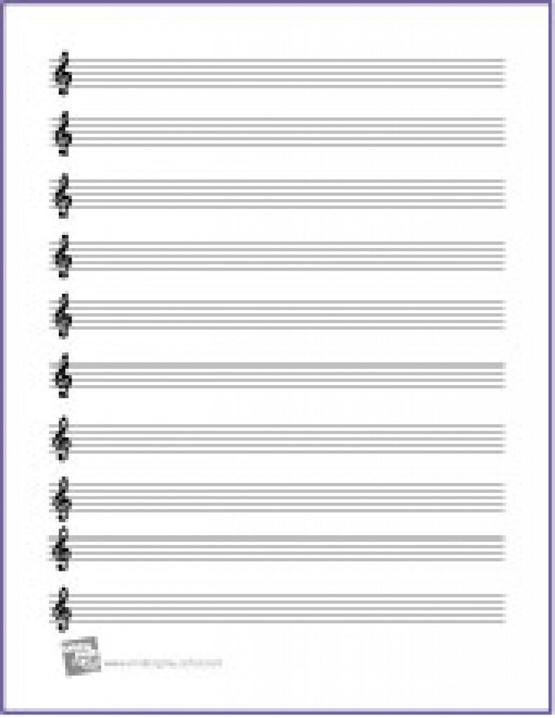 Free Printable Grand Staff Paper | Free Printable - Free Printable Staff Paper