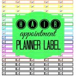 Free Printable Hair Appointment Reminder Planner Stickers Andrea   Free Printable Appointment Planner