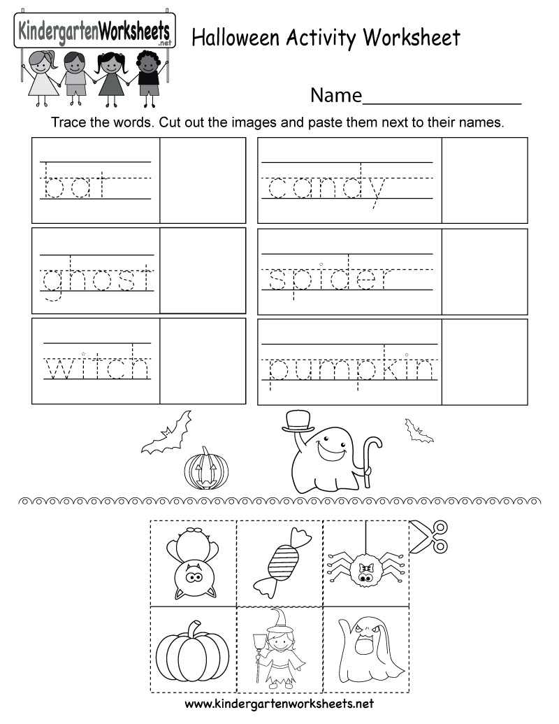 Free Printable Halloween Activity Worksheet For Kindergarten - Free Printable Halloween Activities