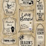 Free Printable Halloween Apothecary Labels | Halloween Arts   Free Printable Halloween Bottle Labels