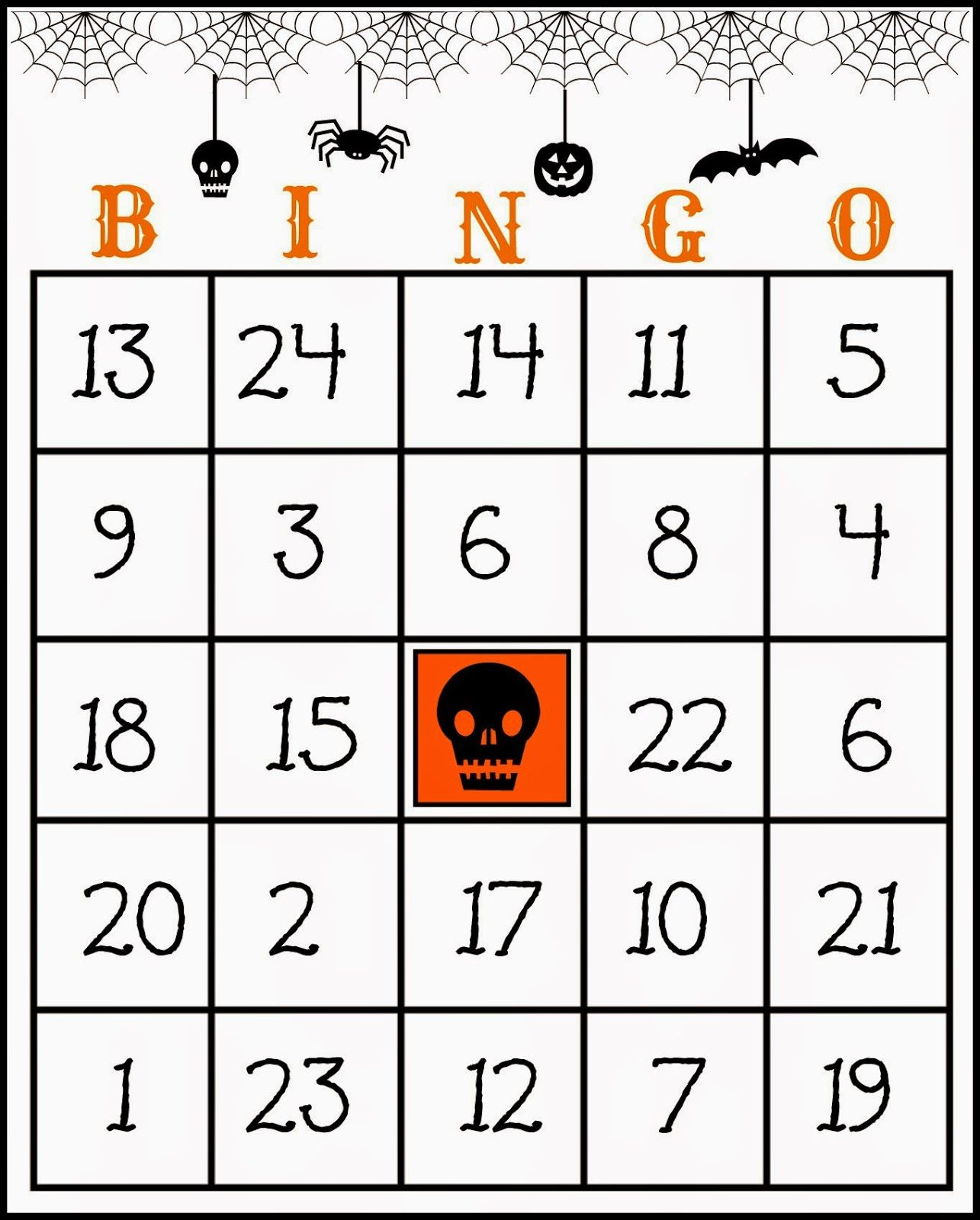 Free Printable Halloween Bingo Game | Halloween! The Best &amp;#039;unholiday - Math Bingo Free Printable