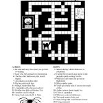 Free Printable Halloween Crosswords | Halloween | Pinterest   Halloween Puzzle Printable Free
