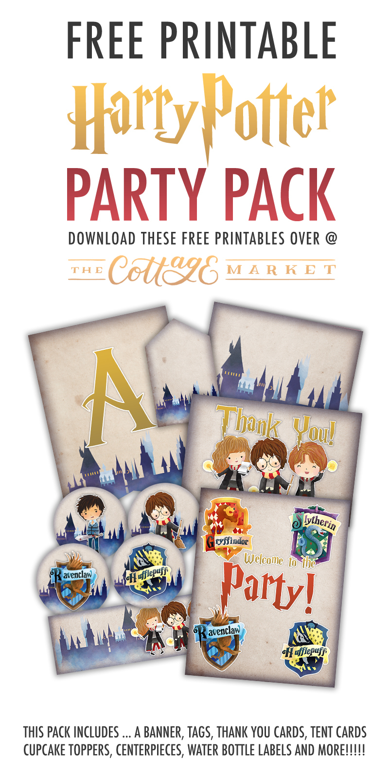 Free Printable Harry Potter Party Pack For All Occasions - The - Free Printable Harry Potter Pictures