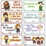 Free Printable Harry Potter Valentines | Beinggenevieve   Free Printable Harry Potter Pictures
