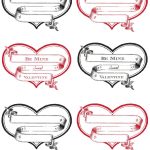 Free Printable Heart Labels, Great For Valentine's Day Craft   Free Printable Heart Labels