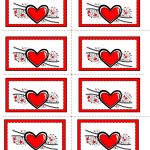 Free Printable Hearts Labels | Misc This&that | Pinterest | Free   Free Printable Heart Labels