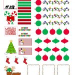 Free Printable Holiday Stickers – Forprint   Free Printable Holiday Stickers