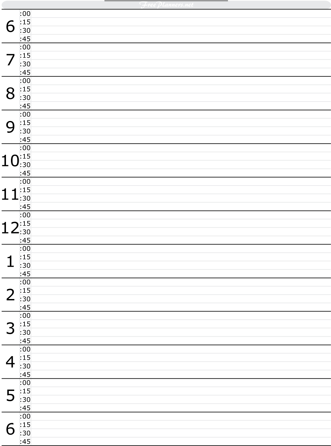 Free Printable Hourly Daily Planner | Tools To Get This Under - Free Printable Daily Planner 2017