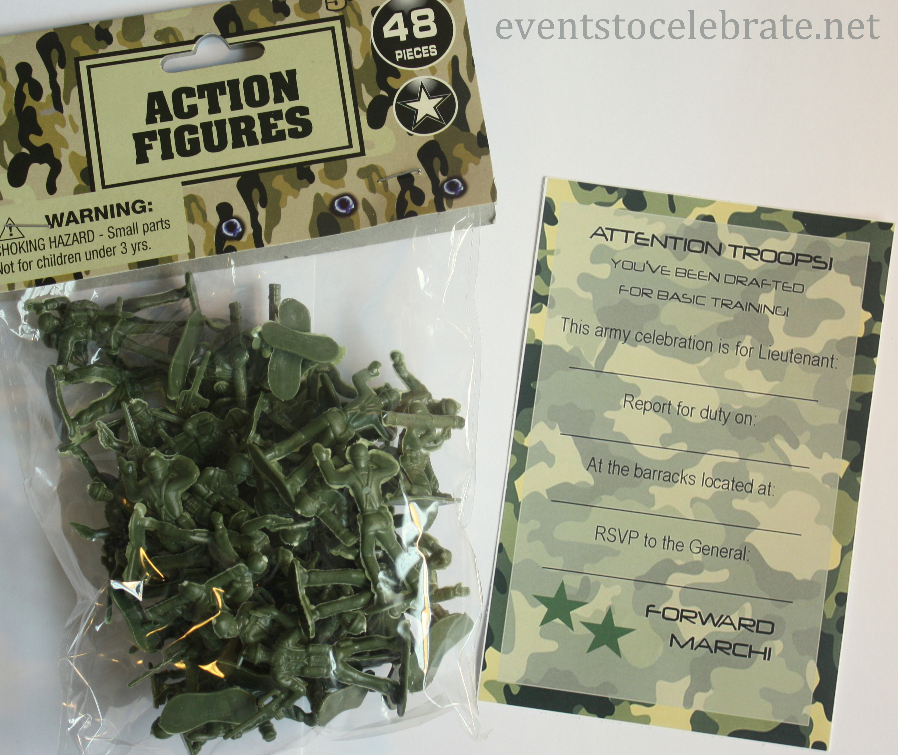 Free Printable Invitations: Army, Car Racing &amp;amp; Swim Party - Events - Free Printable Camouflage Invitations