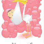Free Printable 'it's A Girl' Greeting Card | Baby Shower | Baby   Congratulations On Your Baby Girl Free Printable Cards