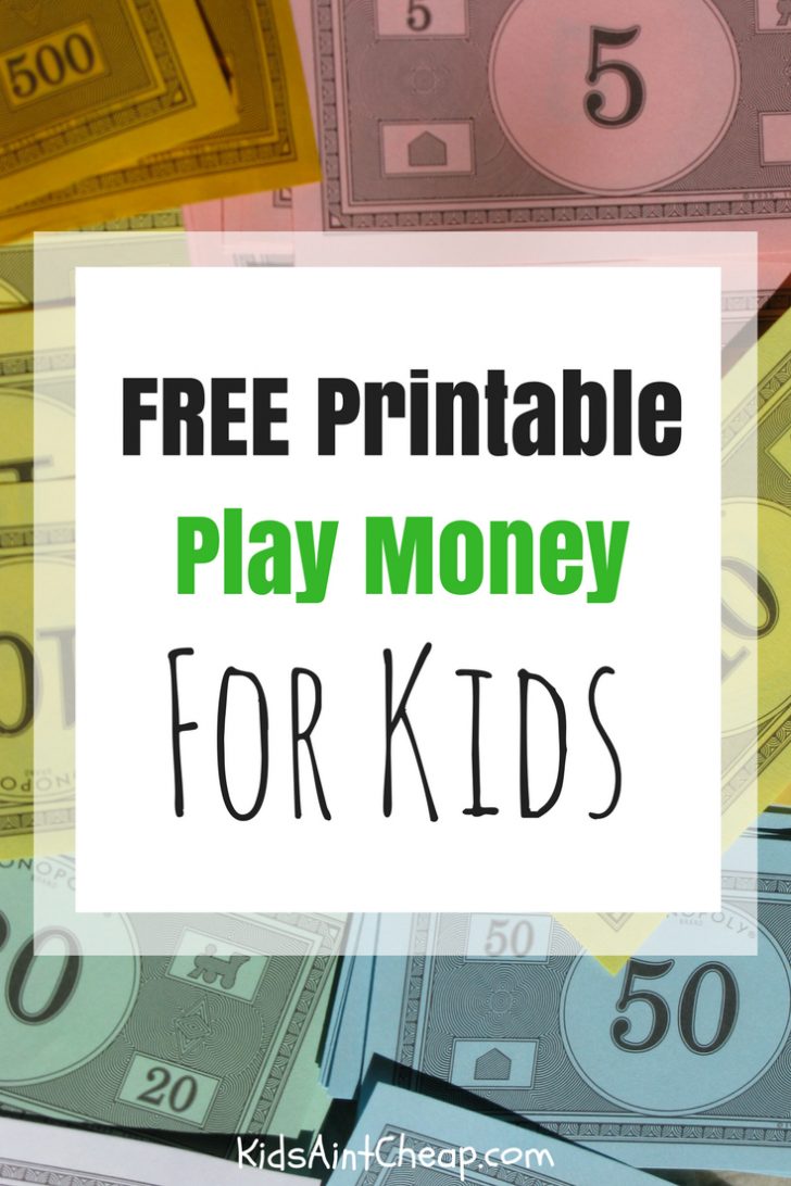 Free Printable Kids Money For Download | Kids Ain't Cheap - Free