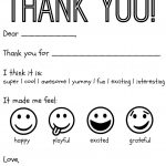 Free Printable Kids Thank You Cards To Color | Thank You Card   Free Printable Funny Thinking Of You Cards
