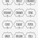 Free Printable Kitchen Spice Labels | Free Printables | Pinterest   Free Printable Herb Labels