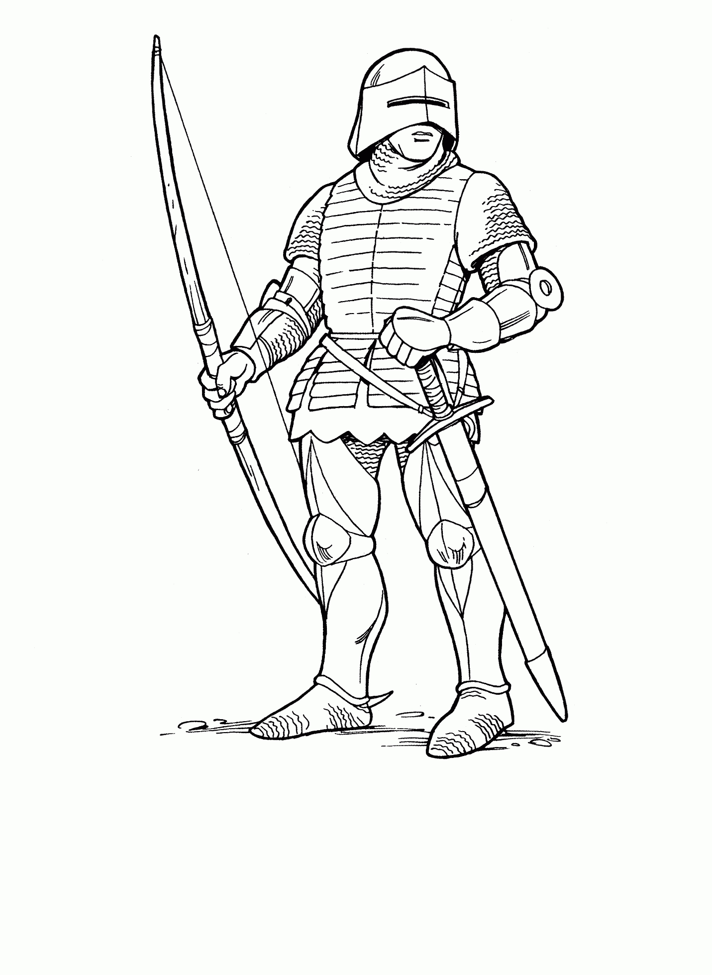 Free Printable Knight Coloring Pages For Kids - Coloring Pages - Free Printable Pictures Of Knights