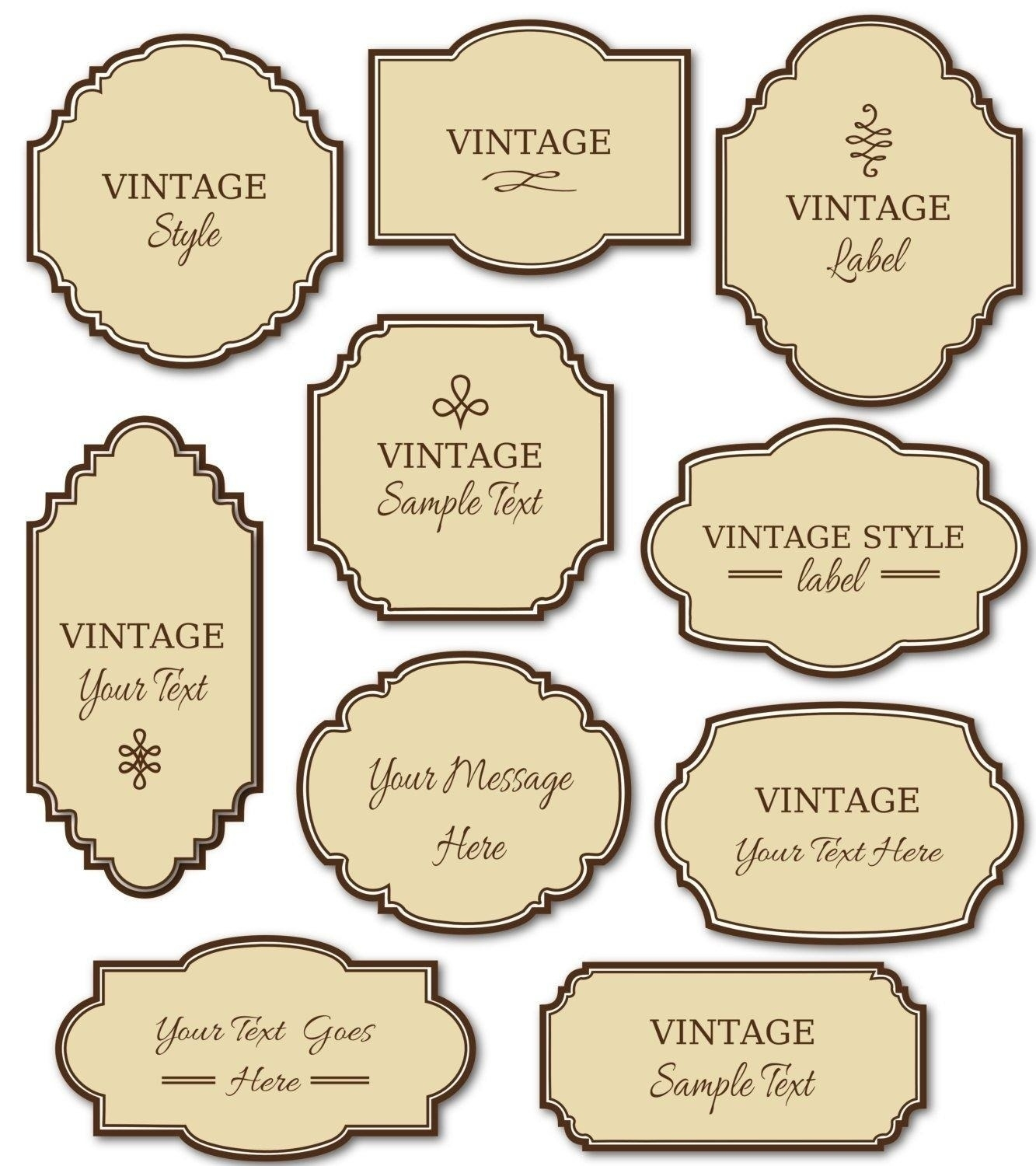 Free Printable Old Fashioned Labels Free Printable A - vrogue.co