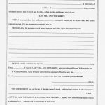 Free Printable Last Will And Testament Forms Nz | Resume Examples   Free Printable Will Forms