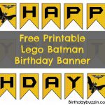 Free Printable Lego Batman Birthday Banner | Bat Birthday   Free Printable Lego Batman