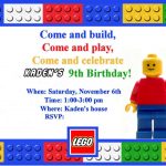 Free Printable Lego Birthday Invitations Boys – Invitetown   Lego Party Invitations Printable Free