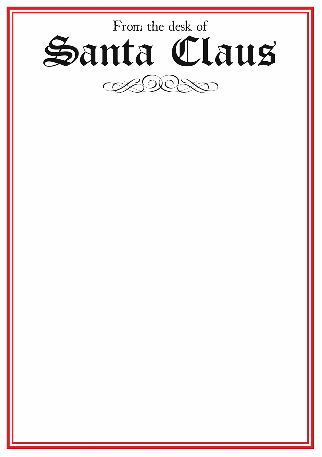 Free Santa Templates Printable