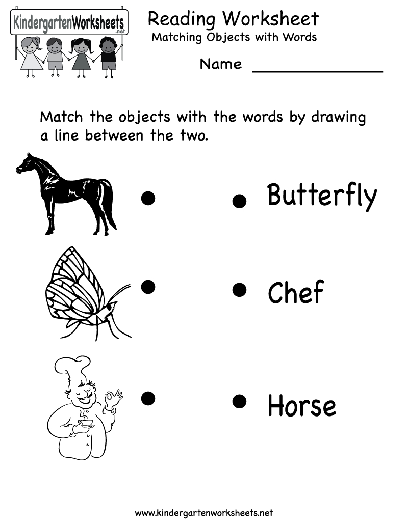 Free Printable Letter Worksheets Kindergarteners | Reading Worksheet - Free Printable Reading Activities For Kindergarten
