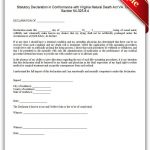 Free Printable Life Sustaining Statute, Virginia Legal Forms | Free   Free Legal Forms Online Printable