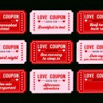 Free Printable Love Coupons For Couples On Valentine's Day! | Catch   Free Printable Love Coupons
