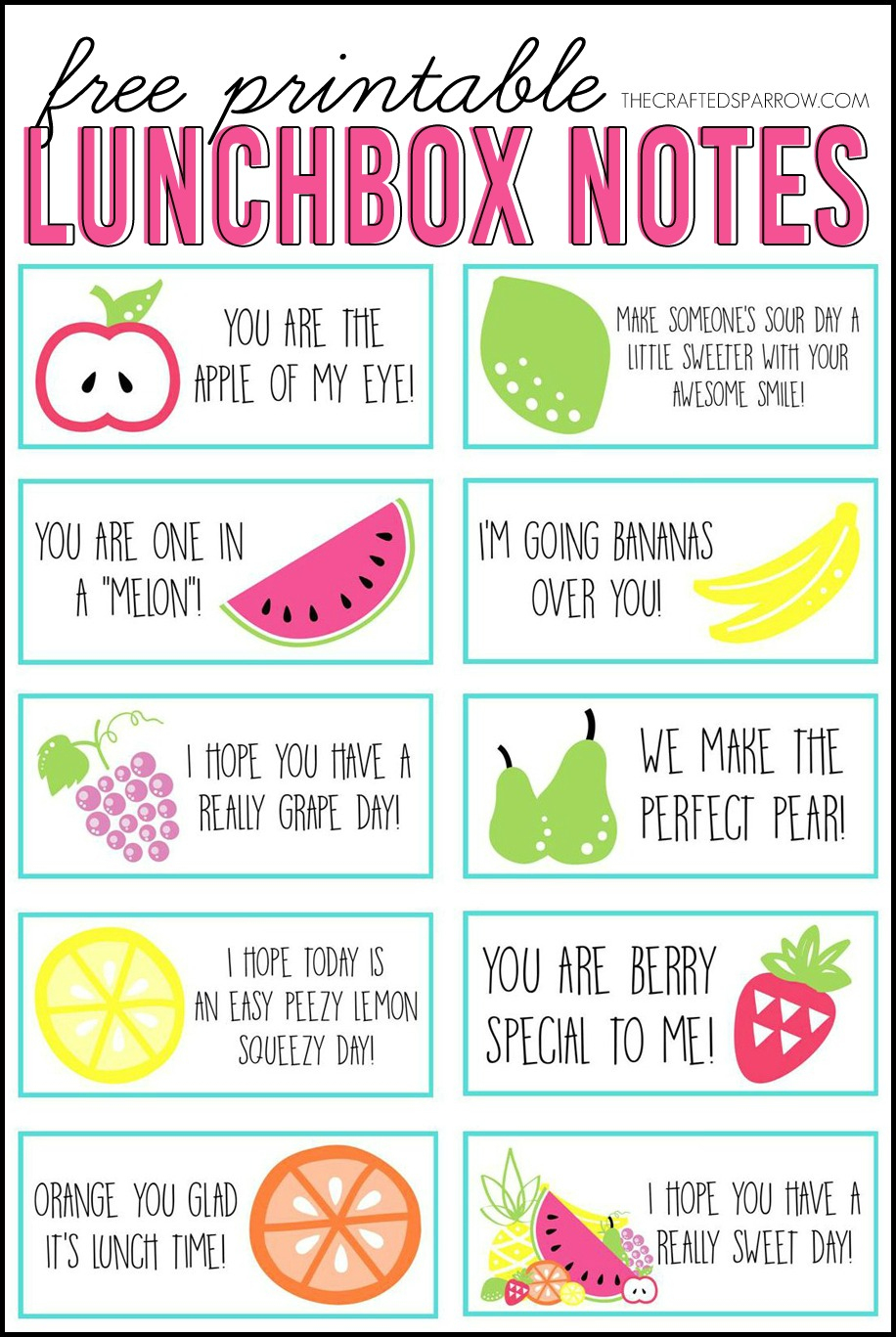 funny lunch notes for boyfriend