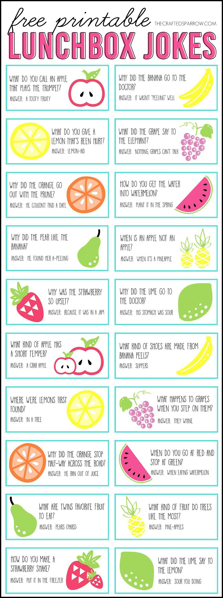 Free Printable Lunchbox Notes - Free Printable Lunchbox Notes