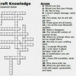 Free Printable Minecraft Crossword Search: Test Your Minecraft   Create A Crossword Puzzle Free Printable