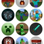 Free Printable Minecraft Cupcake Toppers | Minecraft Cupcakes   Free Printable Minecraft Cupcake Toppers And Wrappers