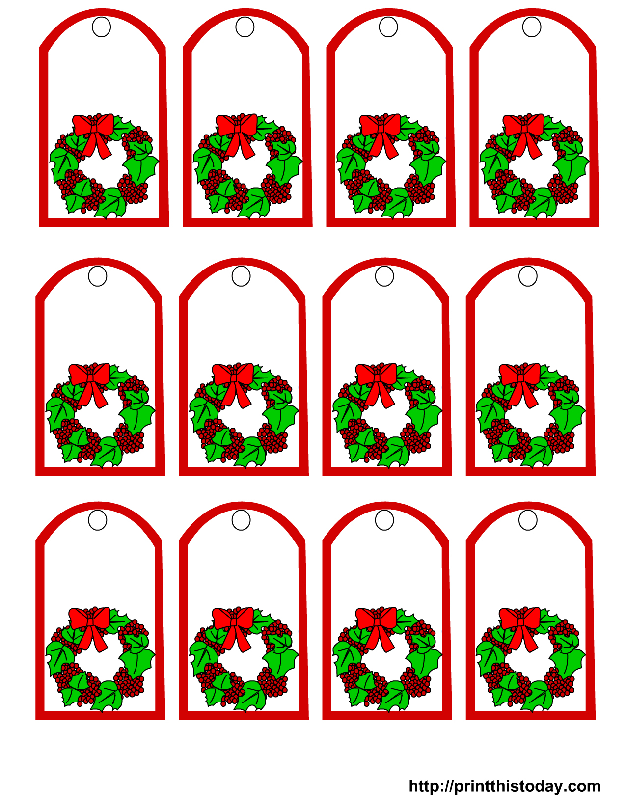 Free Printable Mistletoe Tags | The Tag Jinni! - Free Printable Mistletoe Tags