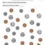 Free Printable Money Worksheets Find The Pennies 1 | Math   Free Printable Money Worksheets