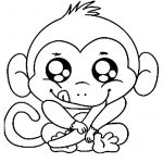 Free Printable Monkey Coloring Pages For Kids | Coloring Book   Free Printable Monkey Coloring Pages