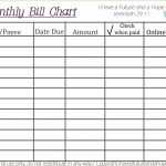 Free Printable Monthly Bill Tracker | Holidays Calendar Template   Free Printable Bill Tracker