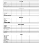 Free Printable Monthly Budget Worksheet |  Detailed Budget   Free Printable Bi Weekly Budget Template