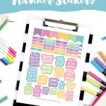 Free Printable Motivational Planner Stickers   Free Printable Planner Stickers Pdf