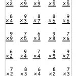 Free Printable Multiplication Worksheets | Multiplication Worksheets   Free Printable Math Worksheets For Adults