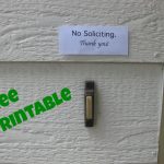 Free Printable  No Soliciting Sign   Free Printable No Soliciting Sign