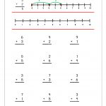 Free Printable Number Addition Worksheets (1 10) For Kindergarten   Free Printable Number Line