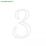 Free Printable Number Stencils For Painting : Freenumberstencils   One Inch Stencils Printable Free